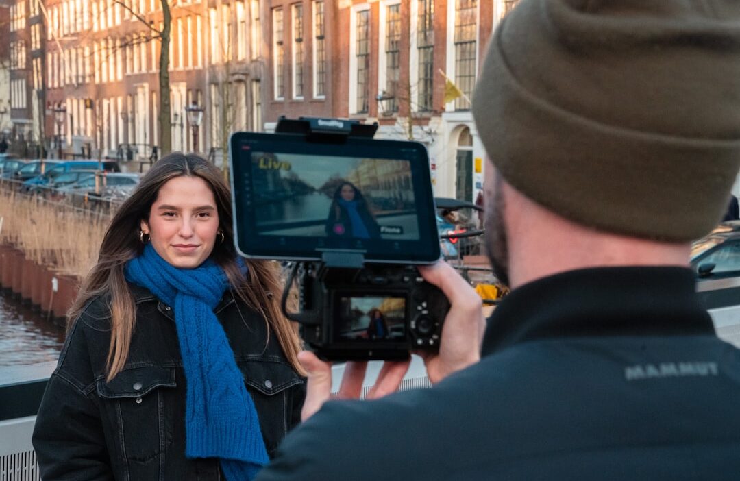 Behind the scenes from a livestream with Detail. We make it effortless to record, customize, and share professional video podcasts — all from your iPhone.