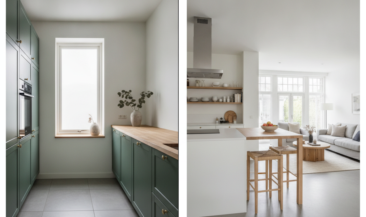 Dichte keuken versus open keuken wat past het best bij jouw huis