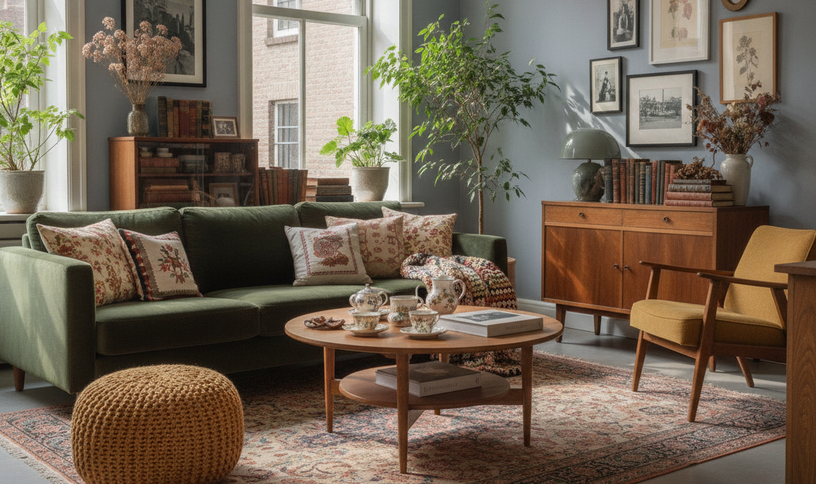 Granny cool tilt interieurdesign naar nostalgische dimensie