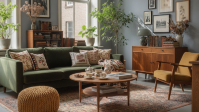 Granny cool tilt interieurdesign naar nostalgische dimensie