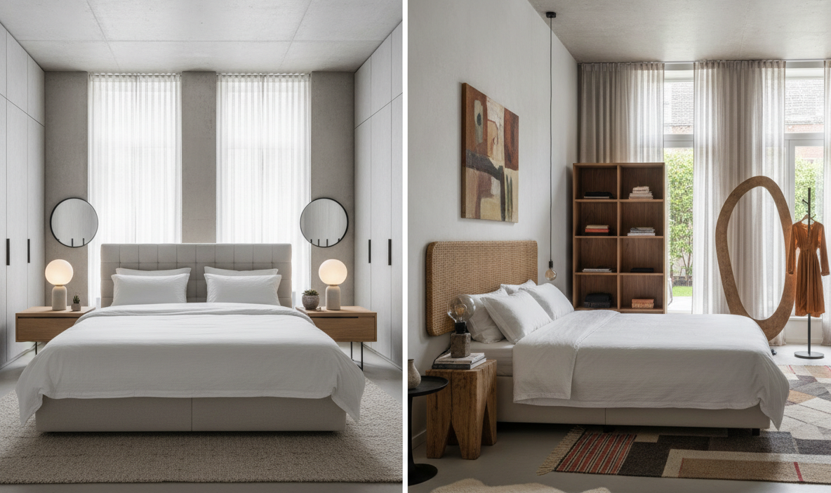 Moet een slaapkamer symmetrisch zijn en wanneer niet