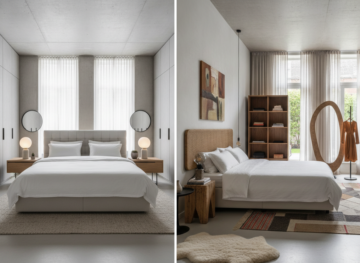 Moet een slaapkamer symmetrisch zijn en wanneer niet
