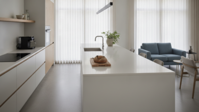 Werkbladruimte wint het van een zithoek in moderne keukens